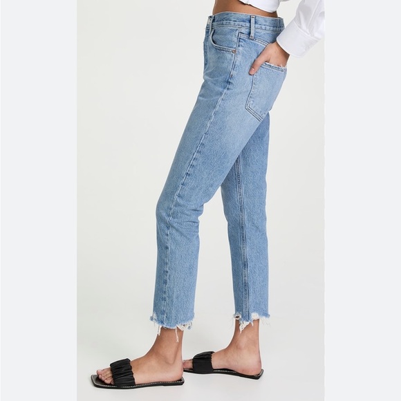 Agolde Riley High Rise Cropped Jeans - Picture 2 of 7